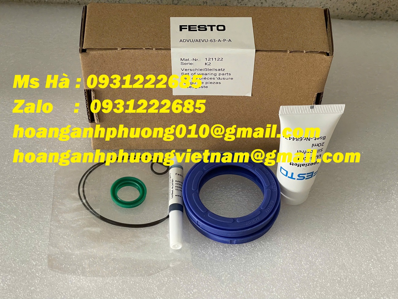 Bộ phớt ADVU/AEVU-63-A-P-A festo - ứng dụng trong công nghiệp